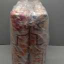 Smiry 4x6 Area Rugs for Living Room, Boho Chic Style Printed Rugs, Low Pile, Non-Shedding, Easy Care, Machine Washable Lightweight Floor Carpets Rugs for Bedroom, Dining Room, Home Office, Orange