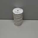 8 x Offray Colored Confetti Dot Grosgrain Craft Ribbon, 5/8-Inch x 9-Feet, White & Black