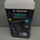 Pelican 3 Pack Marine - IP68 Waterproof Phone Pouch (Regular Size) Floating Waterproof Phone Case - Beach Cruise Ship Travel Essentials - Works w/ All Phones - Detachable Lanyard - Black/Hi-Vis Yellow