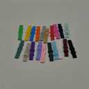 20 Pack Bands Compatible with Samsung Galaxy Watch 7 6 5 4 FE 40mm 44mm/6 4 Classic 43mm 47mm 42mm 46mm/5 Pro 45mm/Active 2 Band, 20mm Soft Silicone Sport Replacement Strap for Women Men