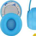 Geekria Replacement Ear Pads Compatible with Beats Solo Pro (A1881) Headphones, Ear Cushions (Light Blue)