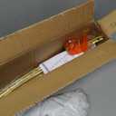 Metal Arch Stand and Cover Set,1 White Spandex Fitted Backdrop with 1 Gold Wedding Arched Stand Frame for Parties Birthday Baby Shower Bridal Banquet Decoration (6.6FT)