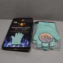 KITCHEN PERFECTION Silicone Smoker Oven Gloves -Extreme Heat Resistant BBQ Gloves -Handle Hot Food Right on Your Smoker Grill Fryer Pit|Waterproof Oven Mitts Grill Gloves |Superior Value Set+3 Bonuses (One Size Fits Most, Mint)