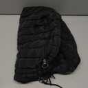 Quilted Puffer Tote Bag Purse Puffy Crossbody Shoulder Bag,Lightweight Nylon Hobo Bag Puffer Carryall Bag for Women Girl (Large, Black)