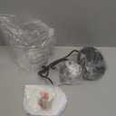 Modern Black Farmhouse Pendant Light with Glass Shade,Industrial Pendant Lighting, Adjustable Hanging Light Fixtures, Farmhouse Pendant Lighting (1 PACK)