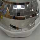 Yungyan Disco Ball Flower Vase Planter Large Centerpieces Ice Bucket Plastic Disco Ball Party Champagne Vase for Wedding Table Birthday Party Decoration,(4 Pcs, 8 Inch)