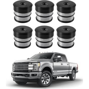 VEVOR Body Mount Bushing Kit, Compatible with 2008-2016 F250 F350 Super Duty, 48 PCS Silicone Body Mount Kit, Quick Replacement, Durable Components for Improving Bumpy Driving Performance, Gray