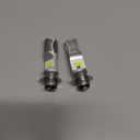 HONLEEX 2pcs AC9-48V P15D H6M LED Motorcycle Headlight Bulbs 1800LM Super Bright 4xCOB Chips High/Low Beam LED Lamps for ATVS YFM350 450 400 660 700 Raptor.Xenon White.6500K.
