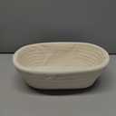 Saint Germain Bakery Premium Round Bread Banneton Basket with Liner - Perfect Brotform Proofing Basket for Making Beautiful Bread (10 inch Oval)