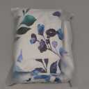 Teal Eucalyptus Botanical Leaves Floral Window Curtains Blue Watercolor Turquoise Flower Plant Wildflower Farmhouse Curtain Drapes Herb Curtains for Bedroom Living Room Treatment 42Wx63H(42"W x 63"L (Pack of 2), 07 Navy Blue)