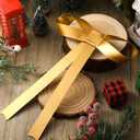 Moxweyeni Large Christmas Metal Bow Tree Topper Ornaments with Clip Gold Christmas Bow Decoration for Xmas Tree Topper Garland Wreath Indoor Outdoor Decor, 9 x 12 Inches