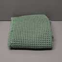 ZALL Waffle Bath Mat,Super Absorbent Non Slip Bathroom Rug,Sage Green 24x48inch,Machine Washable Ultra Soft Floor Mats