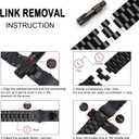 ViCRiOR Watch Bands Compatible with 18mm Garmin Venu 3S/Venu 4 41mm/ Vivoactive 4S /Venu 2s / Vivomove 3S, Solid Stainless Steel Watchband+ Mesh Strap Bracelet for Garmin Forerunner 255s/265S