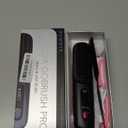 Lovinity Hair Straightener Brush with LCD Display(MCH Ceramic Fast Heating)(Cordless USB Charging Straightener) Portable Mini Straightening Brush for Home Travel, Black