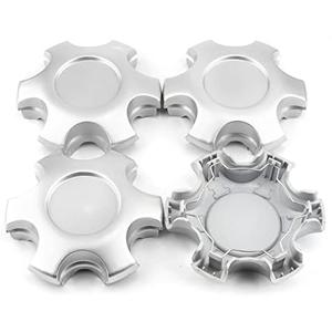GTOWNWORKS 4PCS Wheel Center caps for 2005-2015 Tacoma 16 inch 6 Lug Alloy Rim 42603-AD060 Center Hubcaps Silver Center Cover Replacement