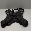 Prodigen Weighted Vest for Women and Men 8 12 16 20 25 30 Lbs with Reflective Stripe and Double Adjustable Buckle Straps Weight Vests for Strength Training, Jogging, Cardio, Weight Loss, 20 lbs, Black