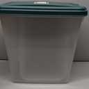 IRIS USA Remington Dog Food Storage Container, 30 lbs, 11 lbs, Airtight, Stackable, Wheels, Food Storage, Treat Box, 2-Cup Scoop