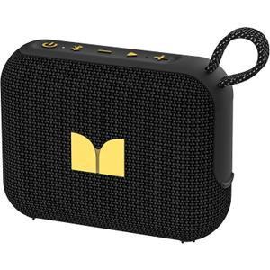 Monster Cube 1 Portable Bluetooth Speaker, IPX7 Waterproof, Bluetooth 6.0, 20H Playtime, Powerful Stereo Sound, Speaker for Home, Outdoors and Travel, Black