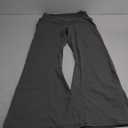 Sunzel Flare Leggings for Women with Pockets, Crossover Yoga Pants with Tummy Control, High Waisted and Wide Leg (XX-Large, Light Grey)