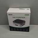 Air Purifiers for Home, H13 True HEPA Filter Captures Smoke Odor Pet Dander, Portable Quiet Car Air Purifier for RV/Desk/Bedroom/Office, Covers up to 600 Ft, Timer (White Gray)