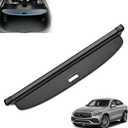 MIALUTY® Cargo Cover for 2015-2022 Mercedes-Benz GLC GLC250 GLC300 GLC350 GLC43 Retractable Trunk Cover GLC Accessories Anti-Peeping Privacy Screen,Trunk Luggage Shield Shade Carbon Fiber Texture