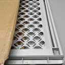 MYPET Universal Pet Gate: 26 - 42 Wide Dog Gate for Doorways with Pressure Fit or Swinging Door Hardware Mounting Types Included: 26" Tall; Gray