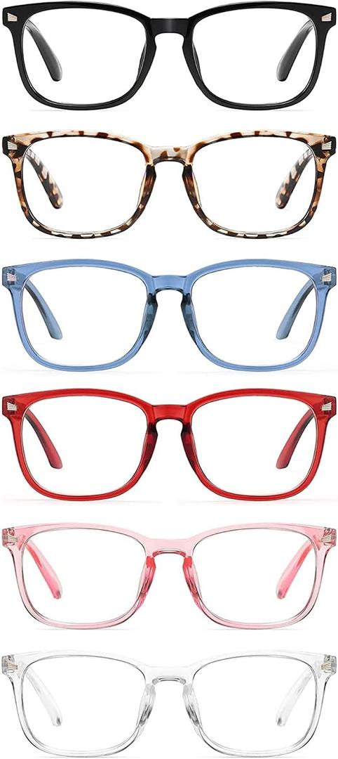 CCVOO Reading Glasses for Women with Blue Light Filter
 +3.0