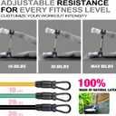 Ankle Straps Resistance Bands with Cuffs, Ankle Bands for Working Out, Ankle Resistance Band for Leg, Booty Workout Equipment for Kickbacks Hip Fitness Training