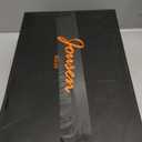 Jousen Chelsea Boots Men Polished Leather Dress Boots Stylish Classic Retro Slip On Boots for Men 10