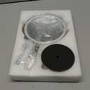 Lighted Makeup Mirror, 5000 mAh Rechargeable Double Sided Magnifying Vanity Mirror with 3 Colors, 1x/20x, 360° Rotation , Brightness Adjustable lighted mirror with magnification, Antique Bronze