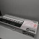 RockJam 61-Key Compact Keyboard Piano with LED Display, Keynote Stickers & Lessons