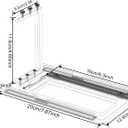 Vertical GPU Mount for PC Case Aluminum Support Bracket with PCIe Riser Slot and Fan Compatibility for 2/3-Slot GPUs