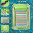 Inflatable Tanning Pool Lounger Float - Jasonwell 4 in 1 Sun Tan Tub Sunbathing Pool Lounge Raft Floatie Toys Water Filled Tanning Bed Mat Pad for Adult Blow Up Kiddie Pool Kids Ball Pit Pool (KR-XXL)