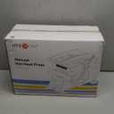 HTVRONT Hat Press Machine - Hat Press Heat Machine for Caps with 2 Platens & Caps Stretcher, Hat Heat Press Machine for Caps with Precise Temp&Timer Control for Heat Transfe Vinyl, Sublimation (Blue)