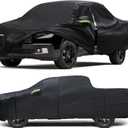 Car Cover Custom Fit for Honda Ridgeline 2006-2024,6 Layers Truck Cover Waterproof All Weather for Automobiles,Outdoor Full Exterior Cover,Rain, Sun, Wind Protection,Black