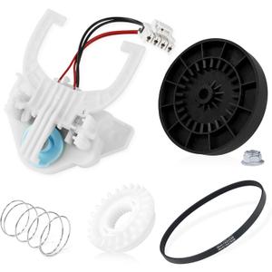 Upgrade WH03X32097 Transmission Pulley Fits for Ge Washing Machine Parts, 290D1056G001 PS16554752 WH03X30517 Washer Shift Actuator, WH01X27538 Drive Belt, WH05X24185 Clutch, WH01X24434 Spring