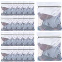 Mesh Clothes Washing Bags Zippered Laundry Pouches for Delicate Underwear Bras Socks Thick Polyester Fine Mesh Wash Bags for Machine Washing and Travel. 36pcs