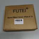 FUTEI Cream Decorative Throw Pillow Covers 16x16 Inch Set of 2,Soft Chenille Triangle Check Pattern Cushion Case,Modern Home Decor for Couch Bed Living Room