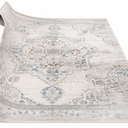 Persian Area Rug, Victoria, 7567a Ivory and Blue, Size 235x0320