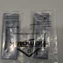 HOMOTEK 2 Pack 120mm Flush Sliding Closet Door Pulls, Recessed Finger Pulls for Sliding Barn Bypass Door Handles, Cabinet Drawer Rectangular Invisible Pull- Small Size 4.75 in, Black