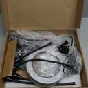 Helping Hands Soldering Station, 10X Magnifying Glass with Light and stand with 4 Magnetic Third Hand Soldering Tool, PCB Holder Magnifier Desk Lamp for Soldering Repairing Jewelry Crafts