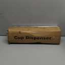 Disposable Paper Cup Dispenser,Water Cooler Pull Type Cup Holder Fits 7oz-12oz Cups,Wall-Mounted Cup Organizer for Water Coolers, Pull-Type Paper Cup Holder with Adhesive and Screws