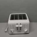 Cuisinart CPT-142P1 4-Slice Compact Plastic Toaster, White