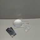 Gotofine 1X & 10X Magnifying Double Side Hand Makeup Mirror with Stand, Handheld Vanity Mirror, Clear