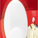 Command Clothes Hanger, Holds up to 7.5 lb, Sized for 3 Plastic Hangers or 7 Metal Hangers, 1 Wall Hook and 2 Strips, Extra Storage for Laundry Room, Bedroom and Closet (Large)