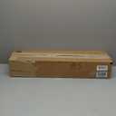 J JACKCUBE DESIGN White and Gold Floating Shelf, 2 Tier Wall Mount Shelves for Modern Wall Dcor, Display and Storage for Living Room Bedroom, Bathroom, Kitchen -MK534A