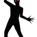 Spooktacular Creations Halloween Boy Fade Eye Shadow Costume for Halloween, Shadow Costume for Kids (Large (10-12 yr))