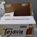 Tejava Original Unsweetened Black Iced Tea, 12 Pack, 1 Liter Glass Bottles, Non-GMO, Kosher, No Sugar or Sweeteners, No calories, No Preservatives, Brewed in Small Batches (EXP 01/26/28)