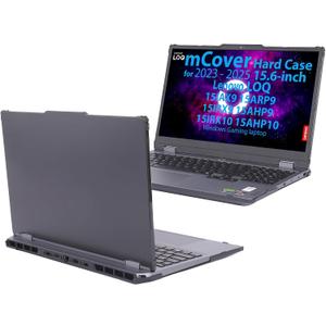 mCover Case ONLY Compatible for 2023-2025 15.6" Lenovo LOQ 15IAX9 15ARP9 15IRX9 15AHP9 15IRX10 15AHP10 Series Windows Computers (NOT for Other Lenovo Models)- Black