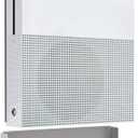 Monzlteck Wall Mount for Xbox One S，All Metal Vertical Hanging On Wall with Power Botton Left/Right,Wall Shelf Bracket for Xbox 1S